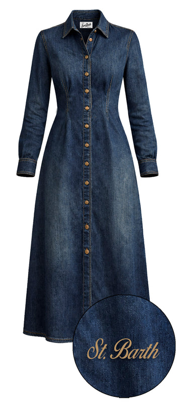 abito alys denim ALYS DENIM 04115M MC2 SAINT BARTH 