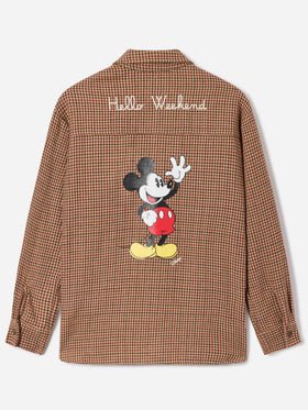 camicia in flanella misto lana topolino CAMBRY FLANNEL 00210M MC2 SAINT BARTH 