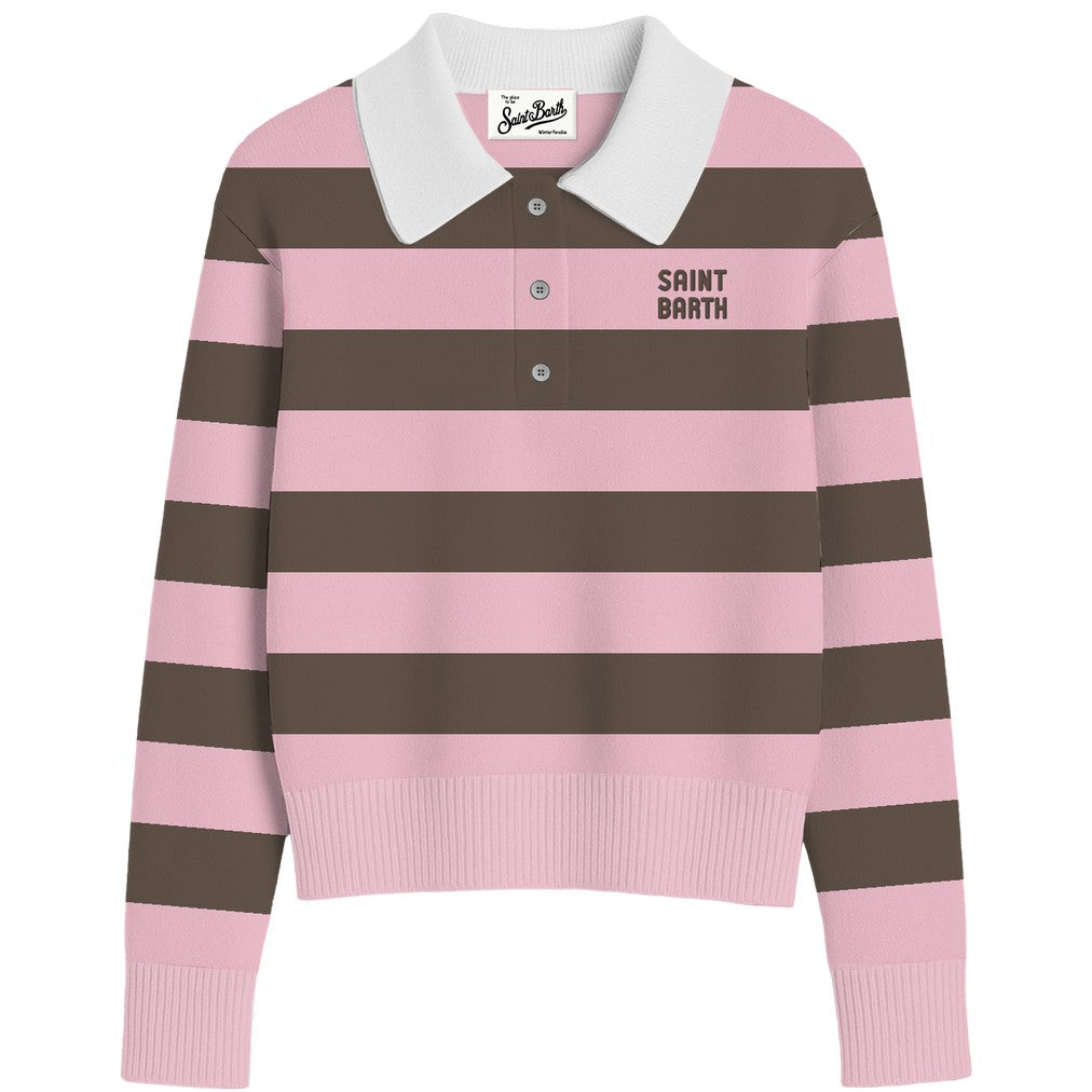 polo a righe in contrasto HADIDY 03924M MC2 SAINT BARTH 