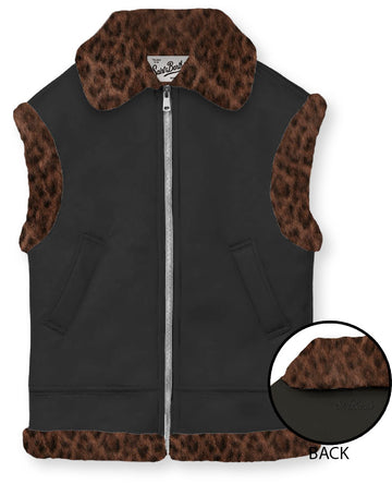 gilet hesketh HESKETH JR FAUX LEATHER 00068M MC2 SAINT BARTH 