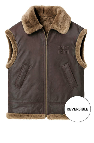 gilet reversibile hesketh wax fur HESKETH WAX FUR 01000M MC2 SAINT BARTH 