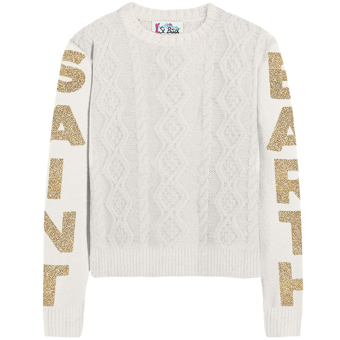 Maglia a trecce Malmo MALMO ARAN JR 02142M MC2 SAINT BARTH 