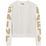 MC2 SAINT BARTH Maglia a trecce Malmo Bianco