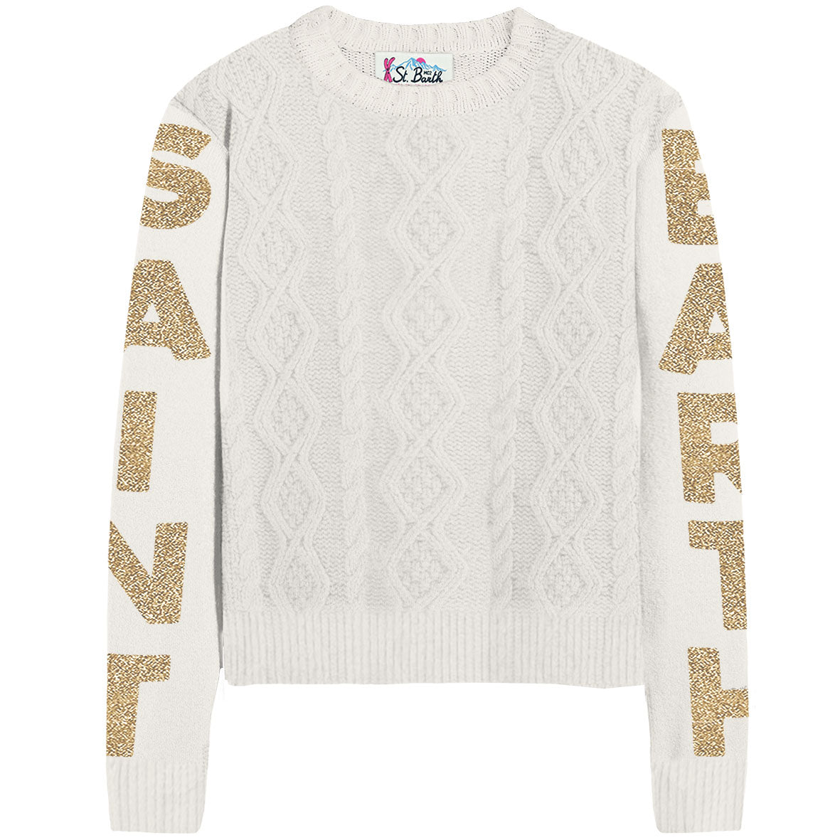 Maglia a trecce Malmo MALMO ARAN JR 02142M MC2 SAINT BARTH 
