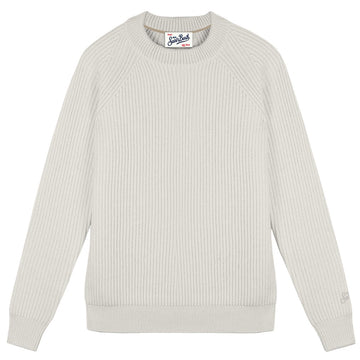 maglione marine wool a coste inglesi MARINE WOOL 00023M MC2 SAINT BARTH 