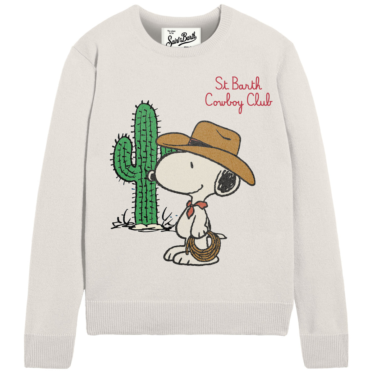 maglione new queen con ricamo NEW QUEEN 02030M MC2 SAINT BARTH 