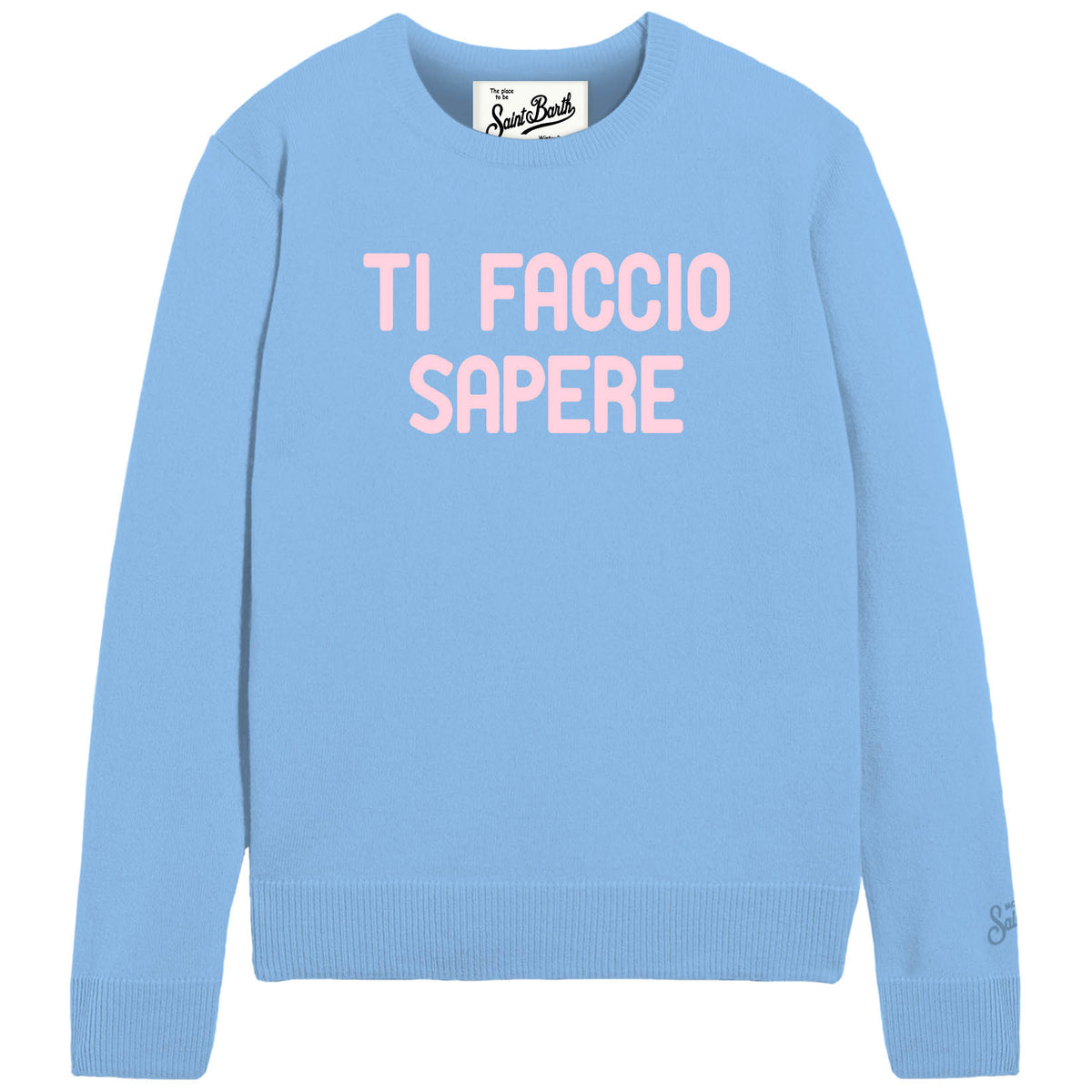 maglione new queen con ricamo NEW QUEEN 04205M MC2 SAINT BARTH 