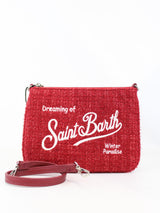 MC2 SAINT BARTH borsetta parisienne mini tweed Rosso