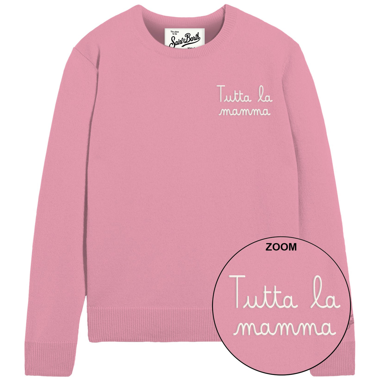 maglione princess light embry con ricamo PRINCESS LIGHT EMBRY 02469M MC2 SAINT BARTH 