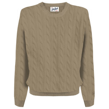 maglione regent a trecce REGENT BRAID WOOL 00030M MC2 SAINT BARTH 