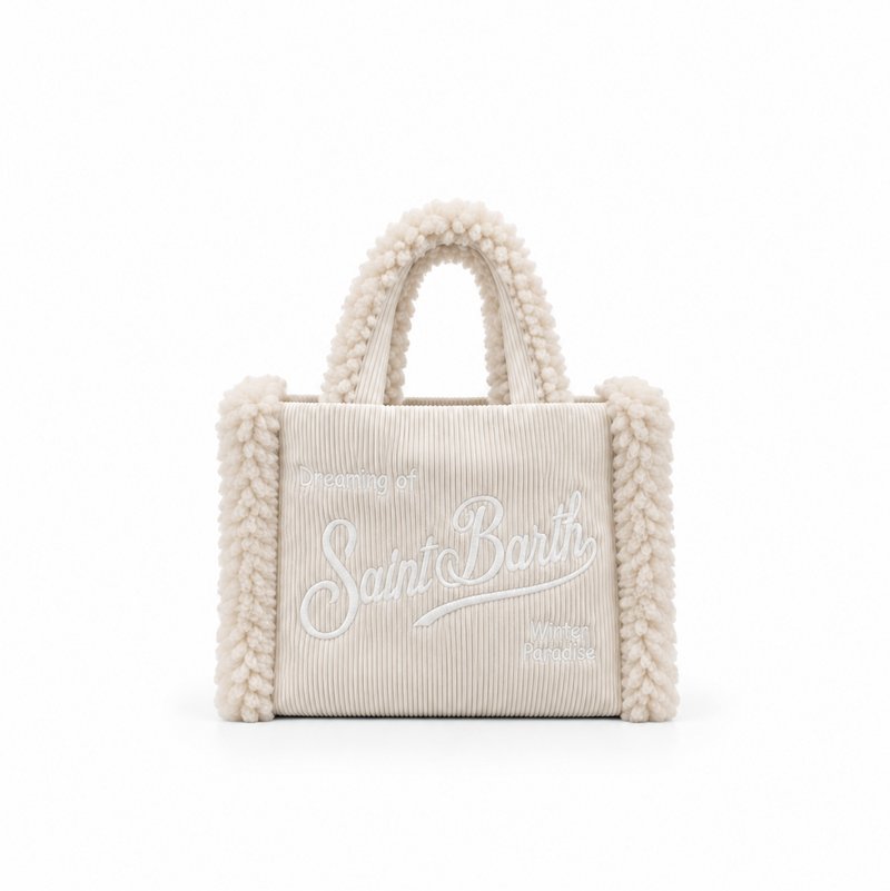 borsa vanity mini shearling VANITY MINI SHEARLING 00129M MC2 SAINT BARTH 