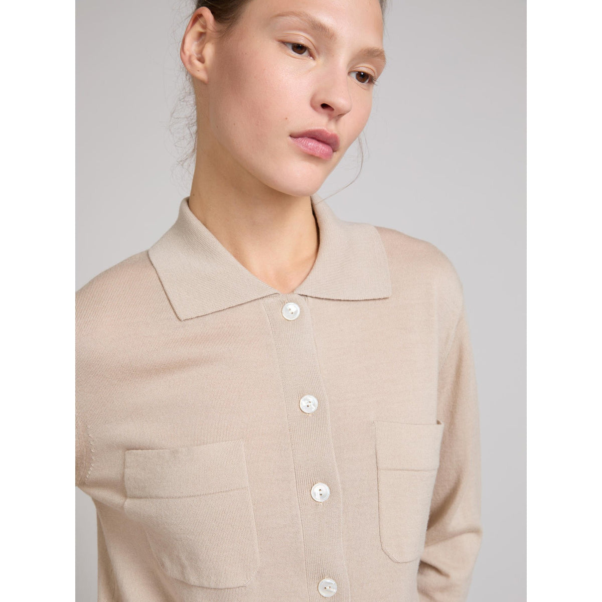 cardigan con tasche sul petto MMLDETTO 006 MM MAXMARA 