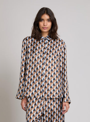 camicia in twill di pura seta MMLDISCO 001 MM MAXMARA 