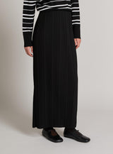 MM MAXMARA gonna in crepe plissè Nero