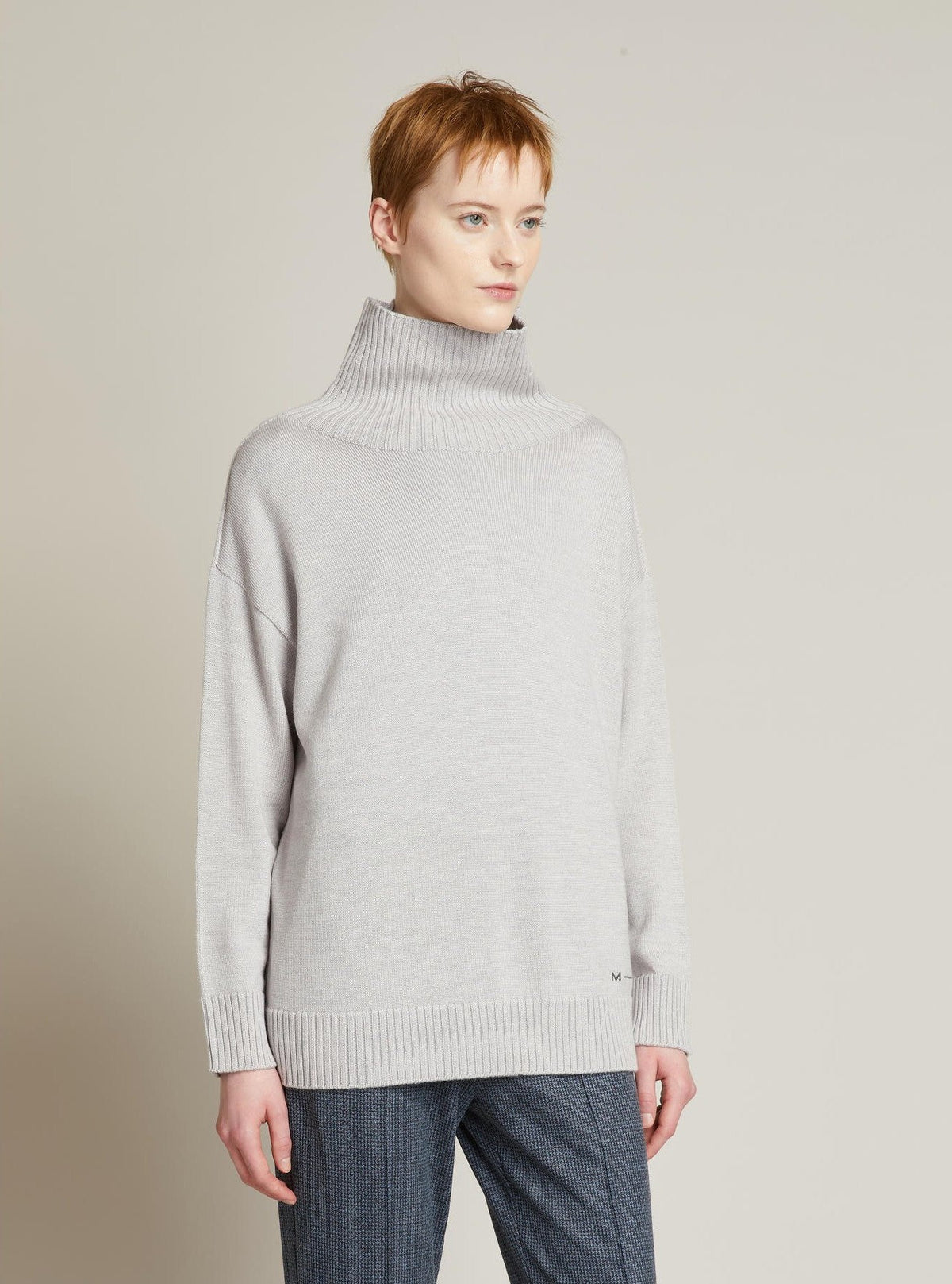 maglione collo alto in lana merino MMLMEANDRO 002 MM MAXMARA 