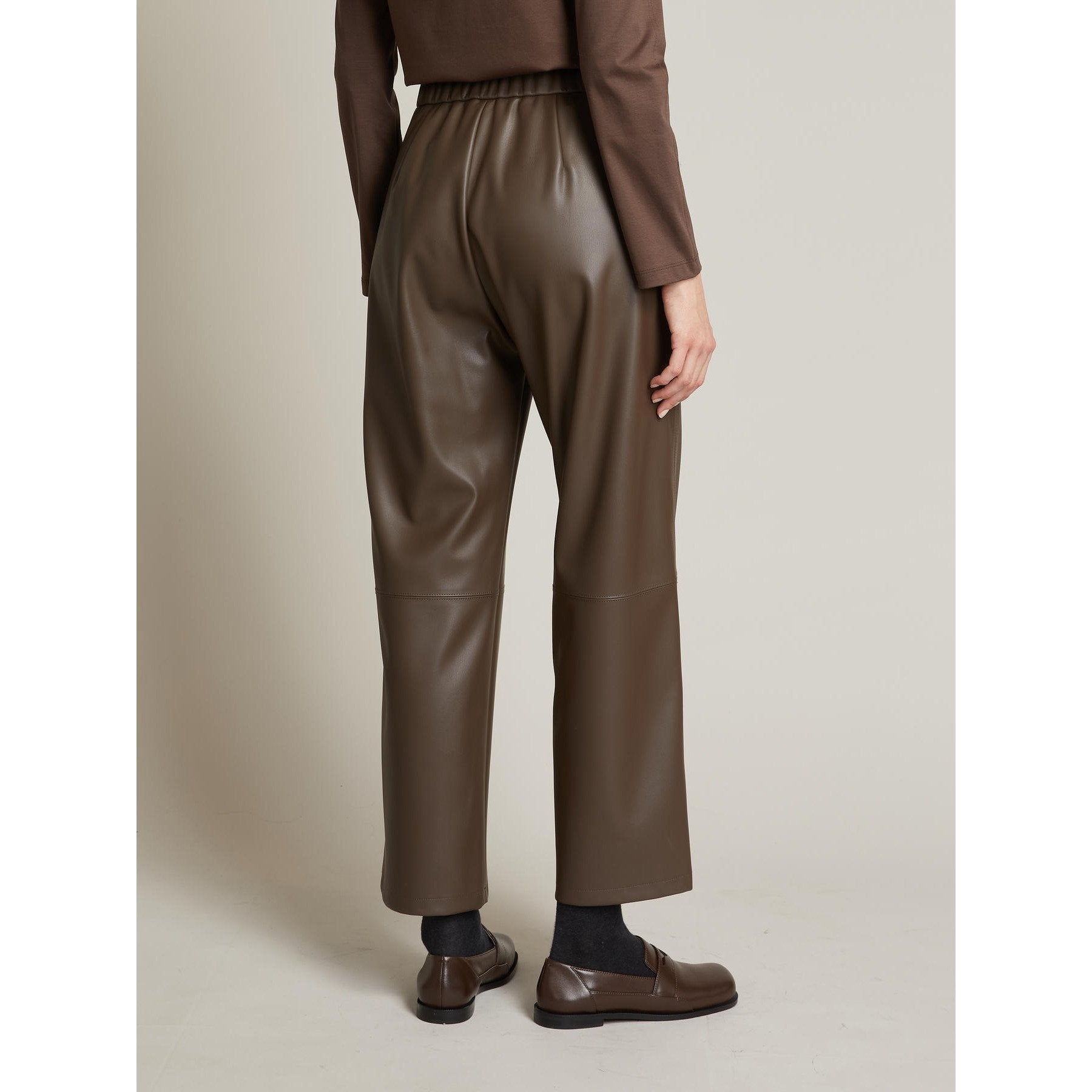 pantalone effetto nappa MMLODE 001 MM MAXMARA 