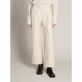 MM MAXMARA pantalone effetto nappa Bianco