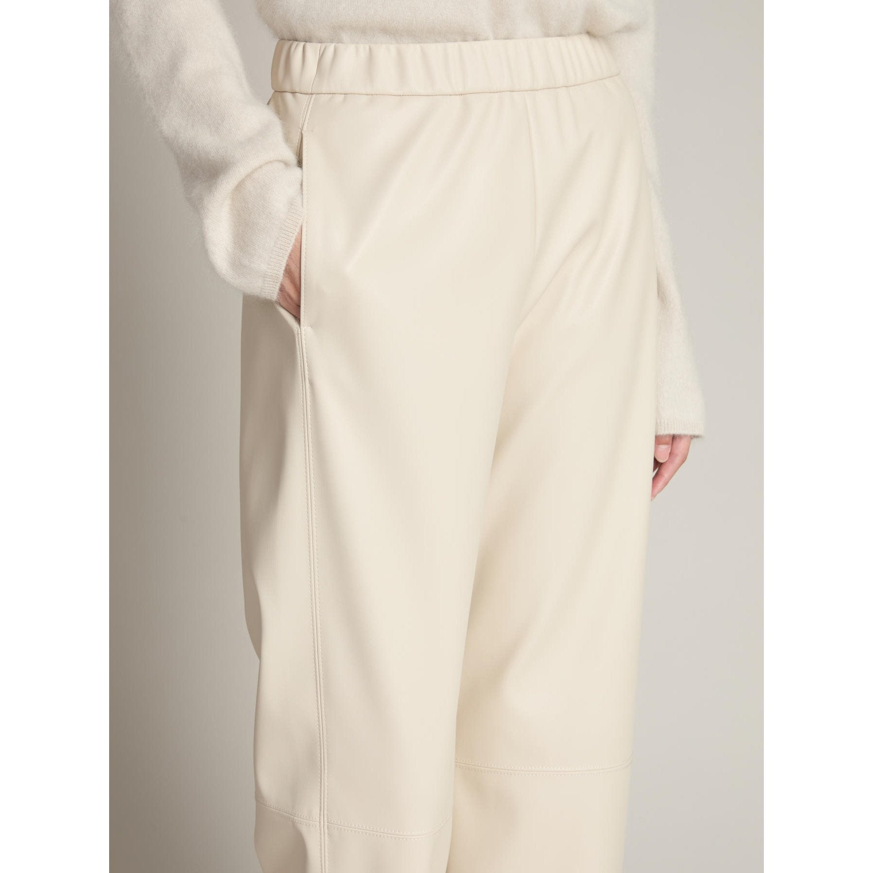 pantalone effetto nappa MMLODE 002 MM MAXMARA 