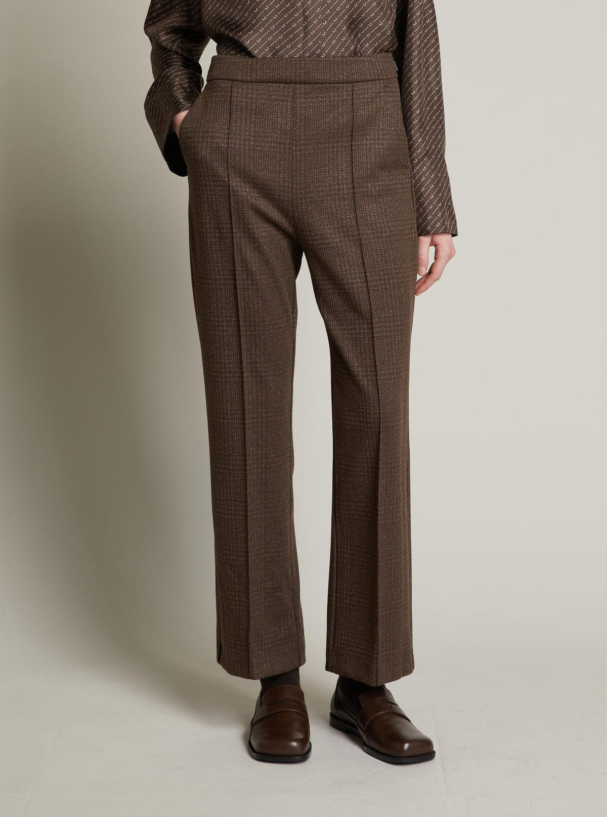 pantalone taglio cropped MMLZAMPINO 001 MM MAXMARA 