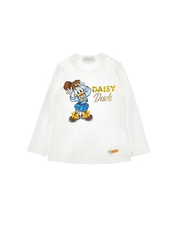 t-shirt daisy duck pailettes 11H622 8201 0156 MONNALISA 