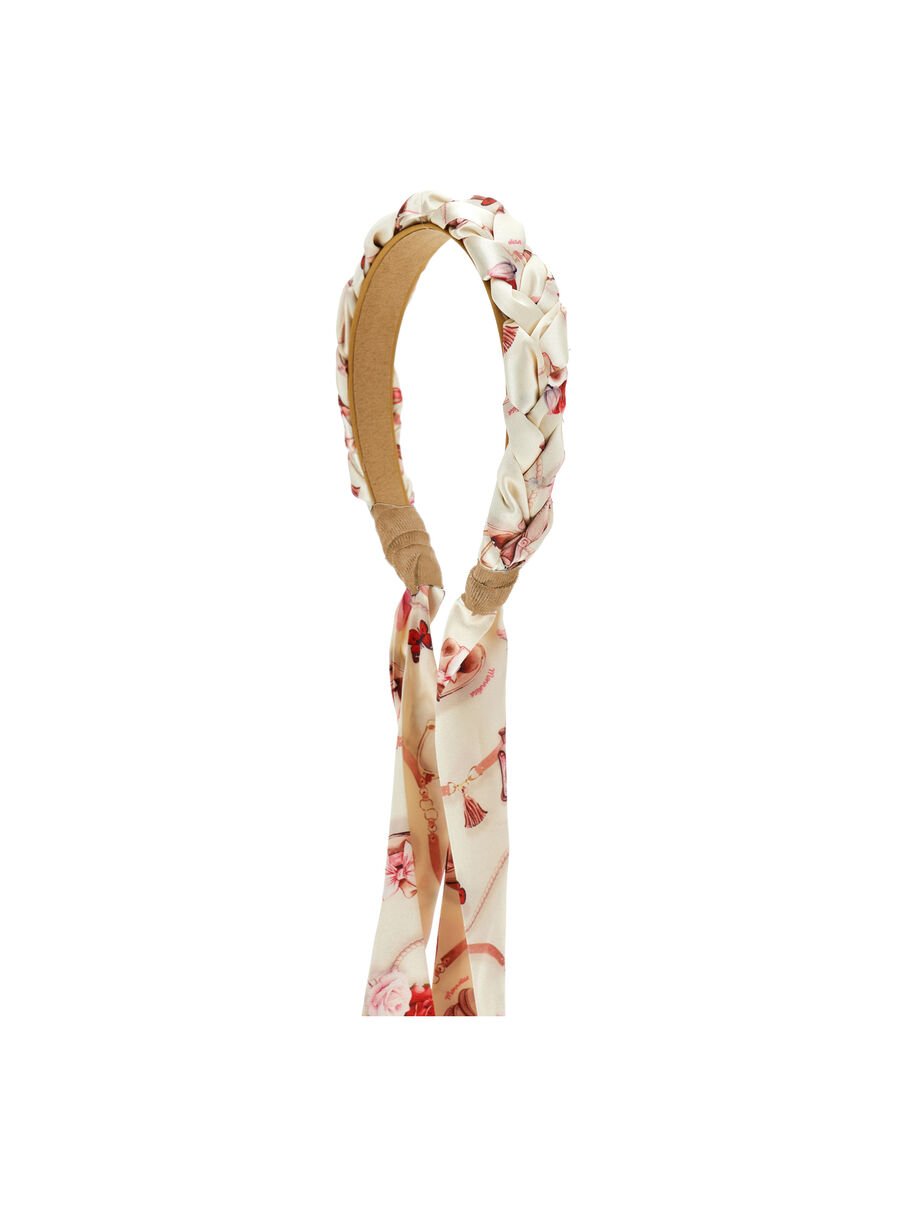 cerchietto foulard motivi foulard 19H001 8081 029F MONNALISA 