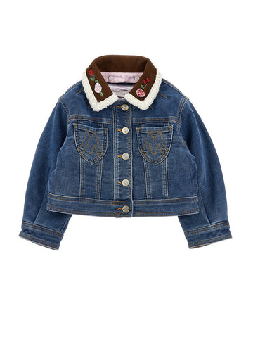 giacca denim jessie ricamo 19H101 8042 0055 MONNALISA 