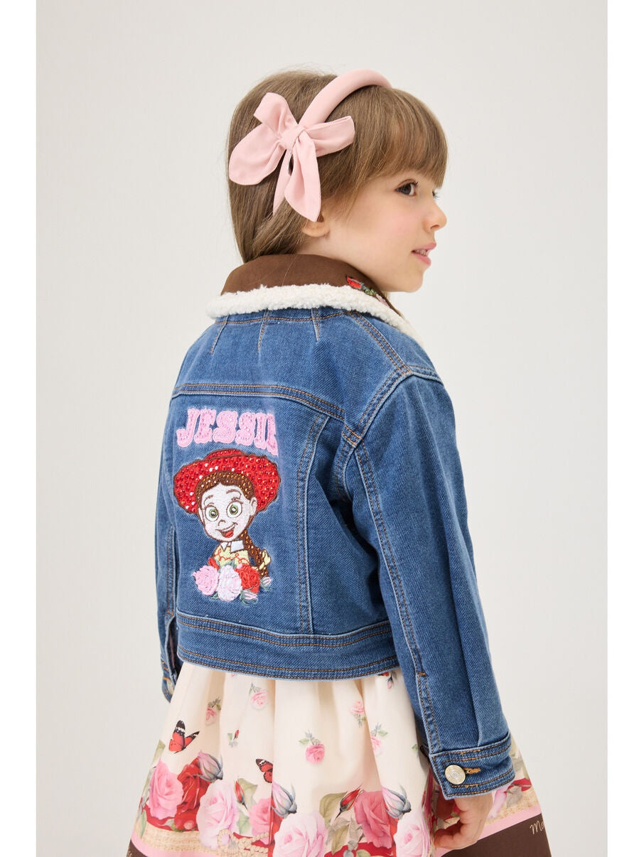 giacca denim jessie ricamo 19H101 8042 0055 MONNALISA 