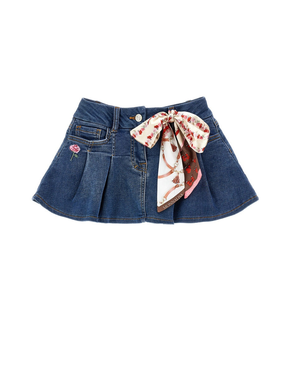 mini gonna con fiocco 19H700 8042 0055 MONNALISA 