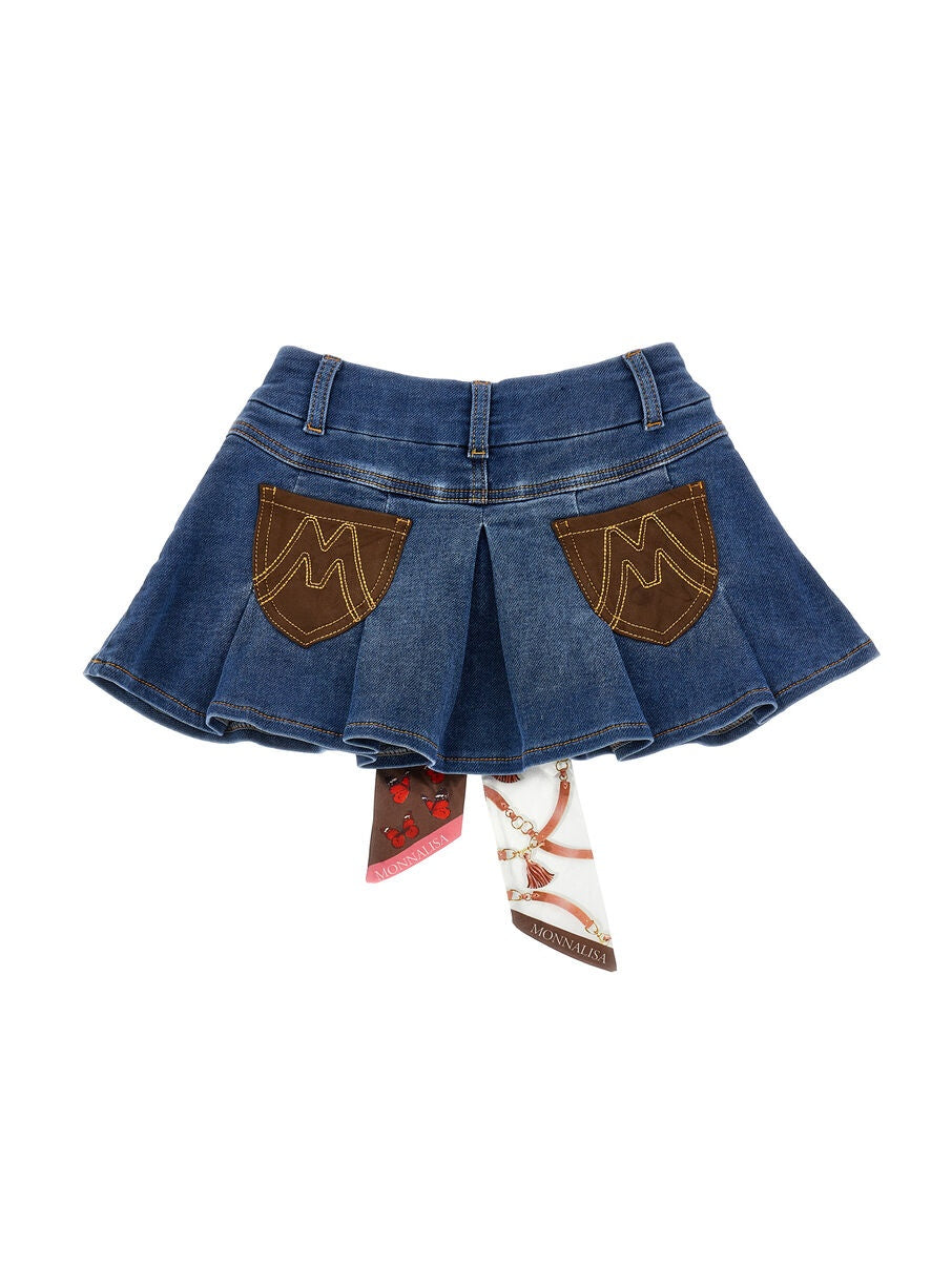 mini gonna con fiocco 19H700 8042 0055 MONNALISA 
