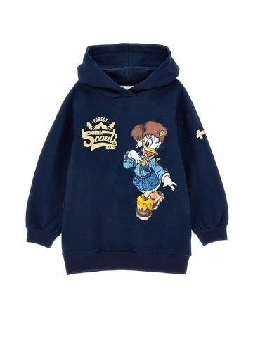abito daisy con cappuccio 19H914 8030 0056 MONNALISA 