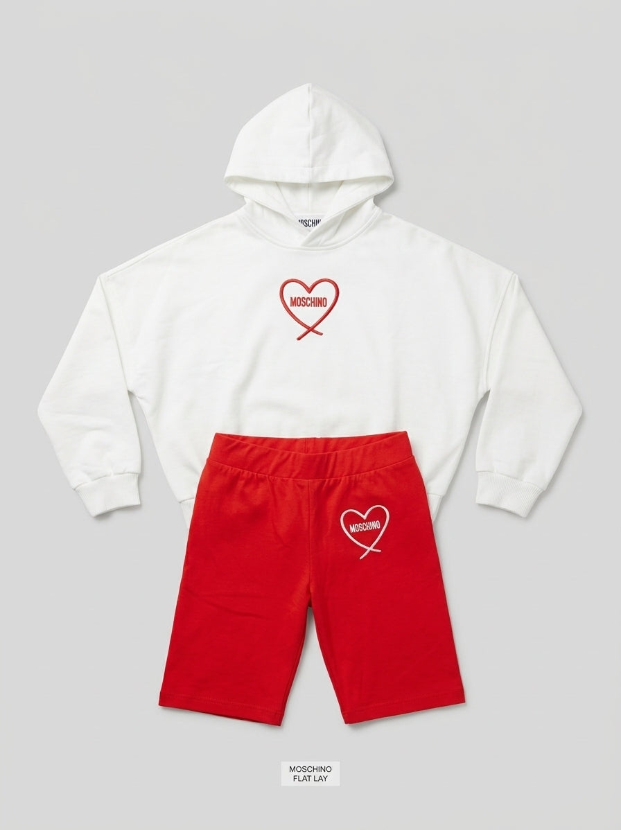 Tuta con felpa e leggins HDK039 LDA63 83979 MOSCHINO KIDS 