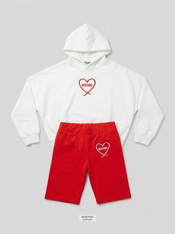Tuta con felpa e leggins HDK039 LDA63 83979 MOSCHINO KIDS 