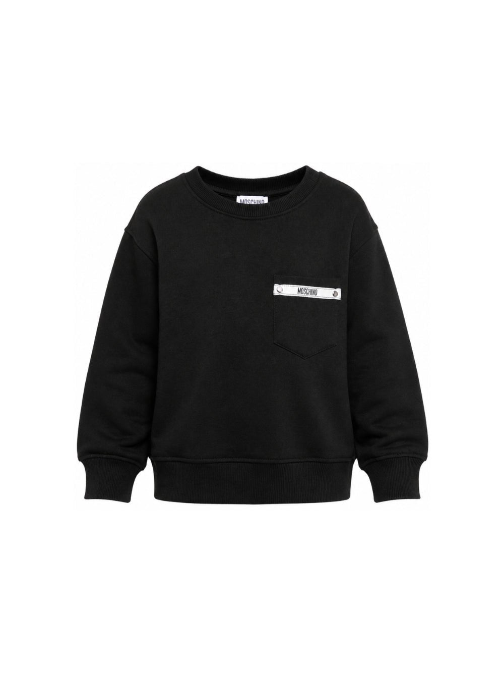 felpa con logo sul davanti HMF09P LCA92 60100 MOSCHINO KIDS 