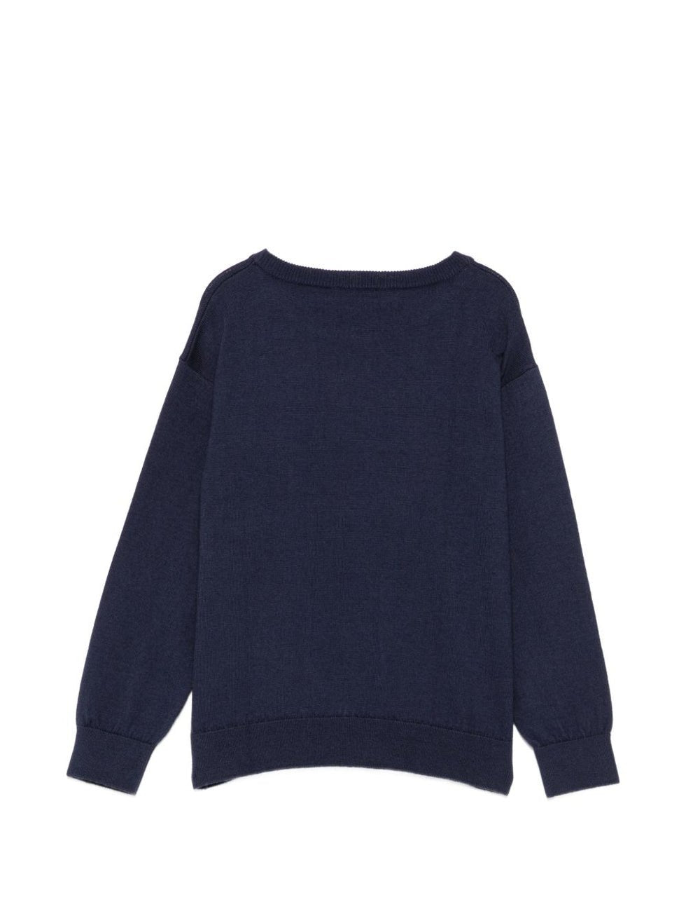 maglione con ricamo teddy HMW01A LHE43 40016 MOSCHINO KIDS 