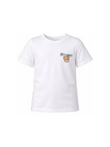 MOSCHINO KIDS t-shirt con logo petto Bianco