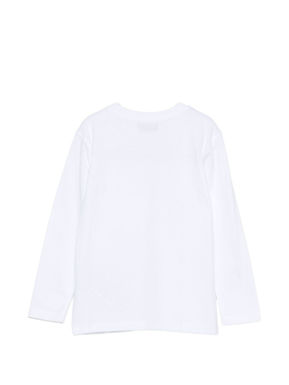 t-shirt maniche lunghe HUO012 LAA57 10101 MOSCHINO KIDS 