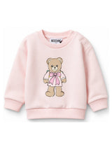MOSCHINO KIDS felpa con maxi orsetto Rosa