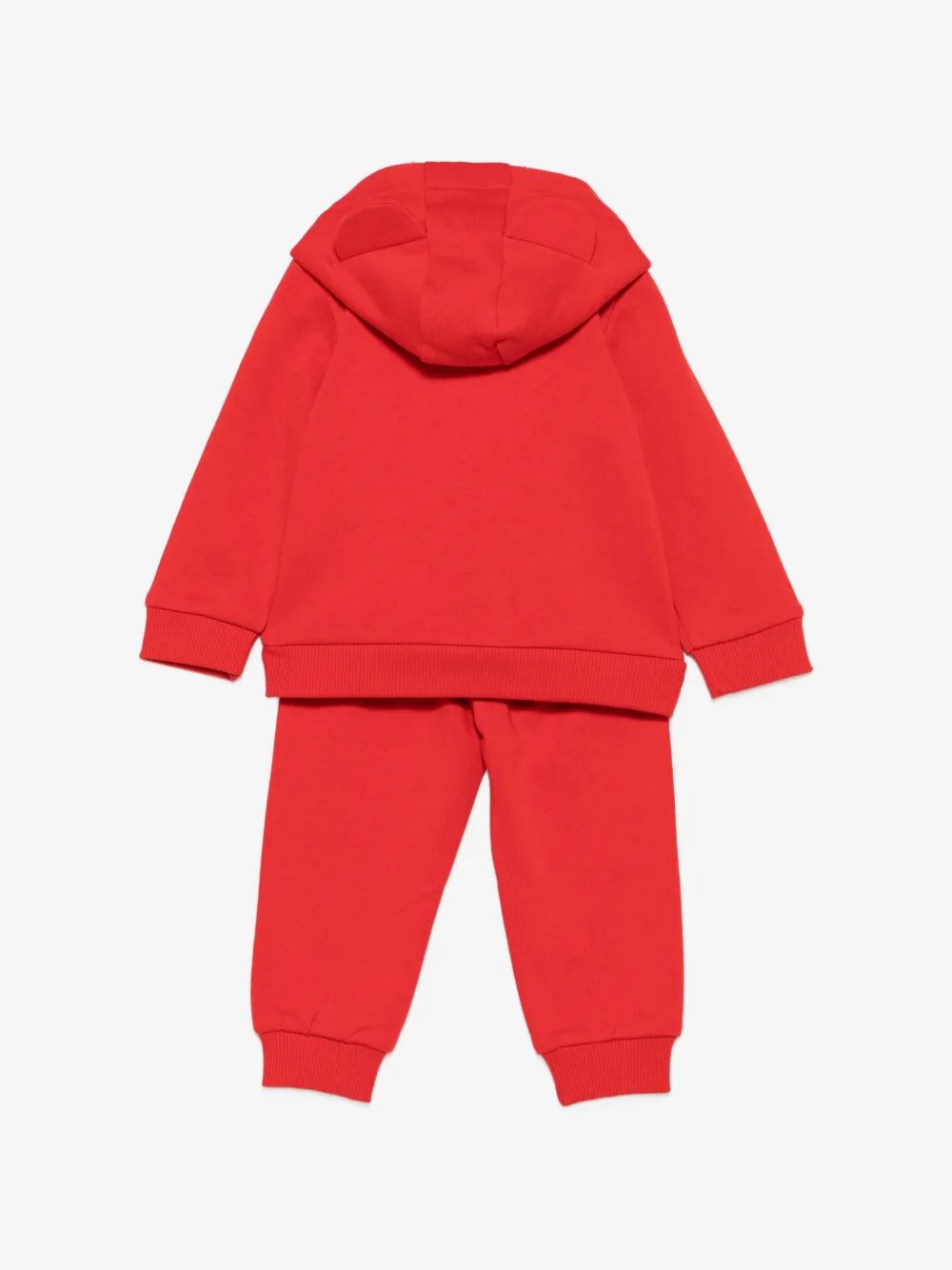 tuta in cotone due pezzi MNK05D LCA92 50109 MOSCHINO KIDS 