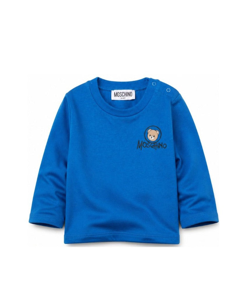 t-shirt con teddy bear MRO014 LAA34 40157 MOSCHINO KIDS 