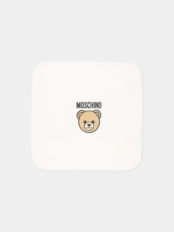 coperta neonato teddy bear MUB00O LCA40 10063 MOSCHINO KIDS 
