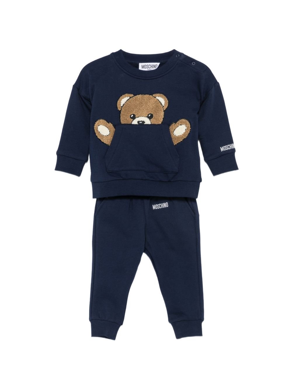 tuta con teddy bear MUK05V LCA93 40016 MOSCHINO KIDS 