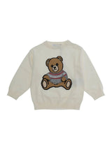 MOSCHINO KIDS maglione teddy bear Bianco