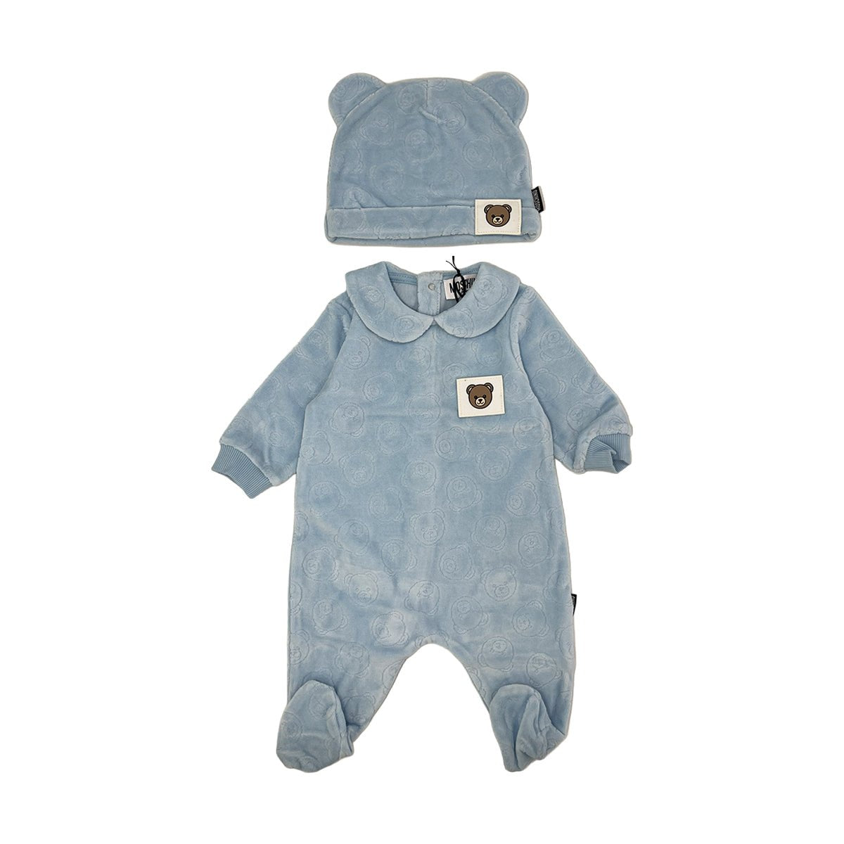 completino due pezzi teddy MUY09E LGB12 40304 MOSCHINO KIDS 