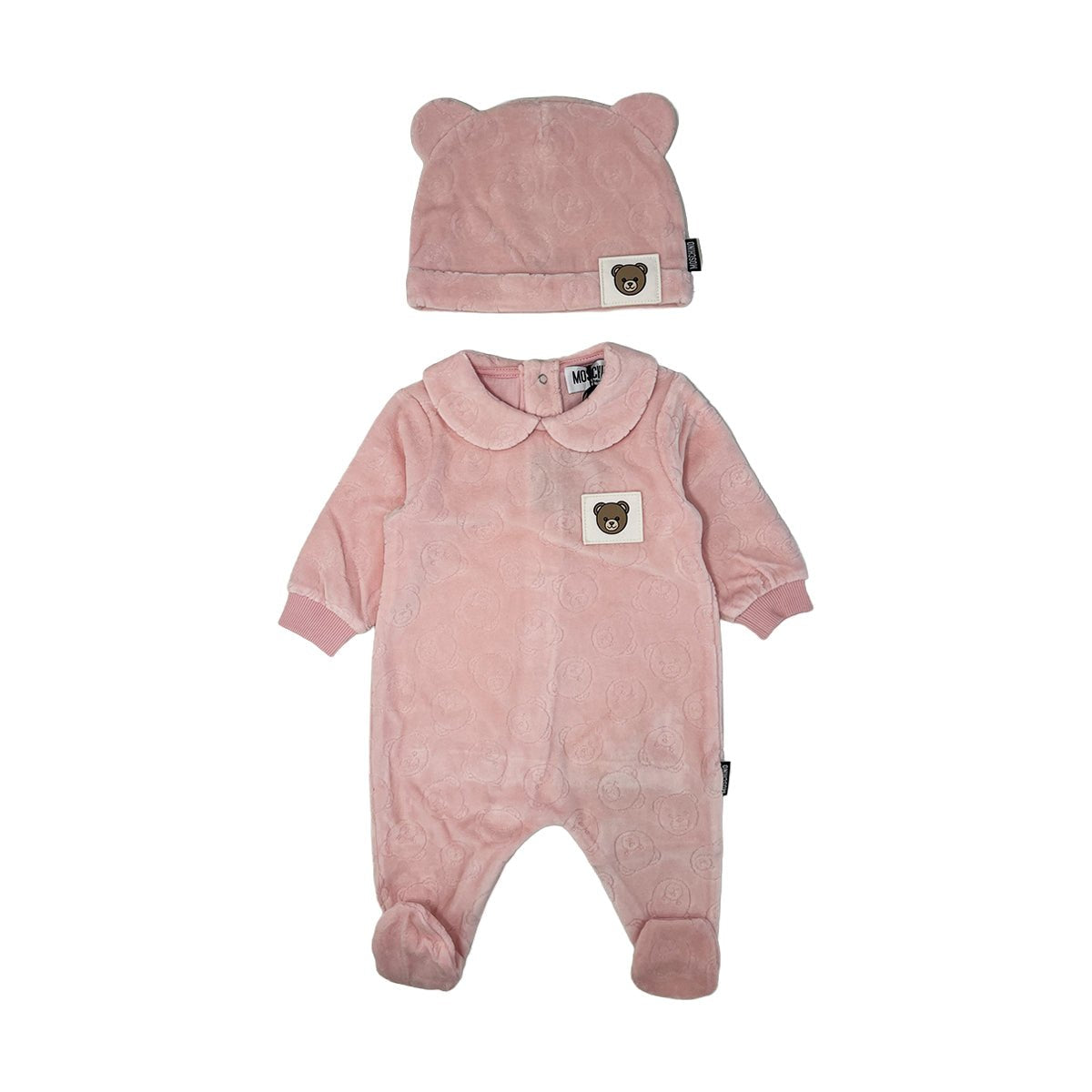 completino due pezzi teddy MUY09E LGB12 50209 MOSCHINO KIDS 