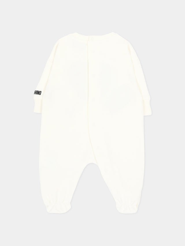tutina con teddy MUY09H LCA93 10063 MOSCHINO KIDS 