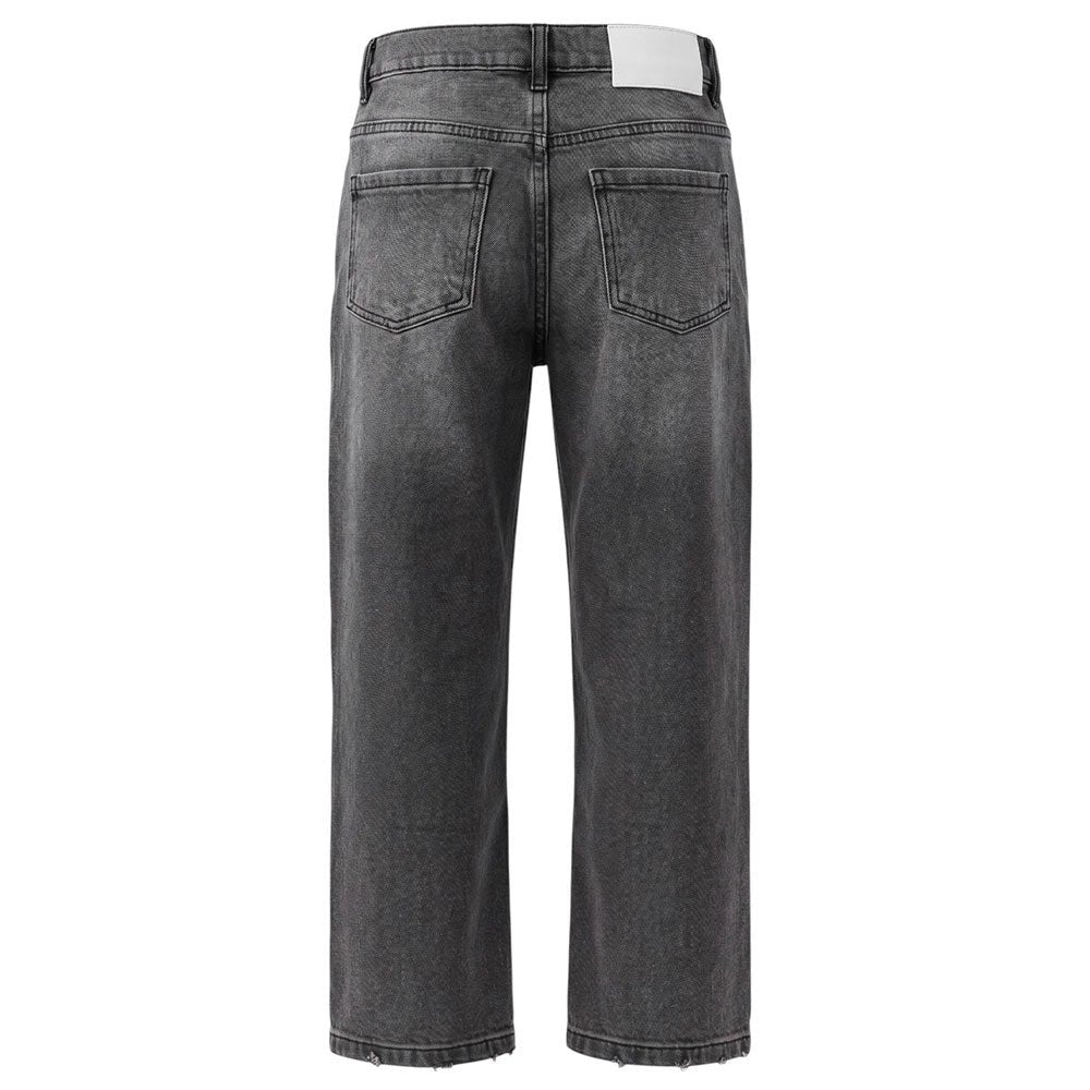 Jeans in denim F6MSJBDP224 102 GRIGIO SCURO MSGM KIDS 