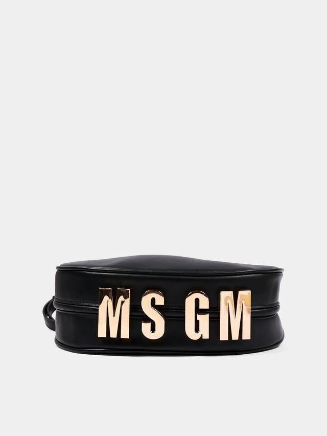 borsa con maxi logo F6MSJGBA180 110 NERO MSGM KIDS 