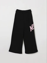 MSGM KIDS pantalone jogger Nero