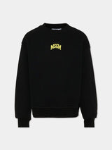 MSGM KIDS felpa con logo Nero
