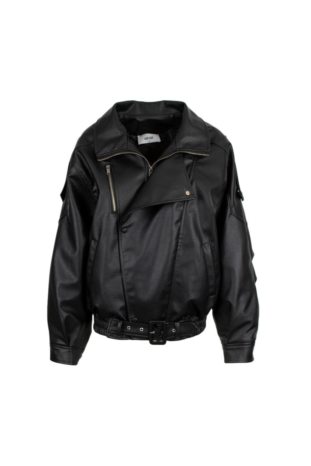 giacca in ecopelle BRA NERO ODI' ODI' 